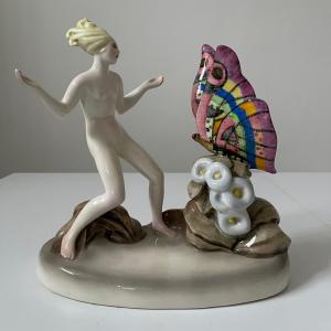 LENCI, Claudia Formica, Keramikfigur, handdekoriert